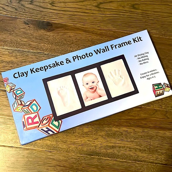NEW Clay Keepsake & Photo Wall Frame Kit - Picture 1 of 13